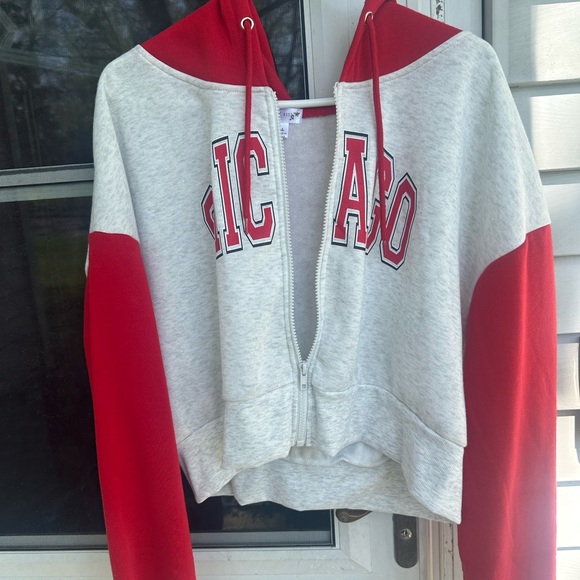 Cropped zip up hoodie - Picture 4 of 6